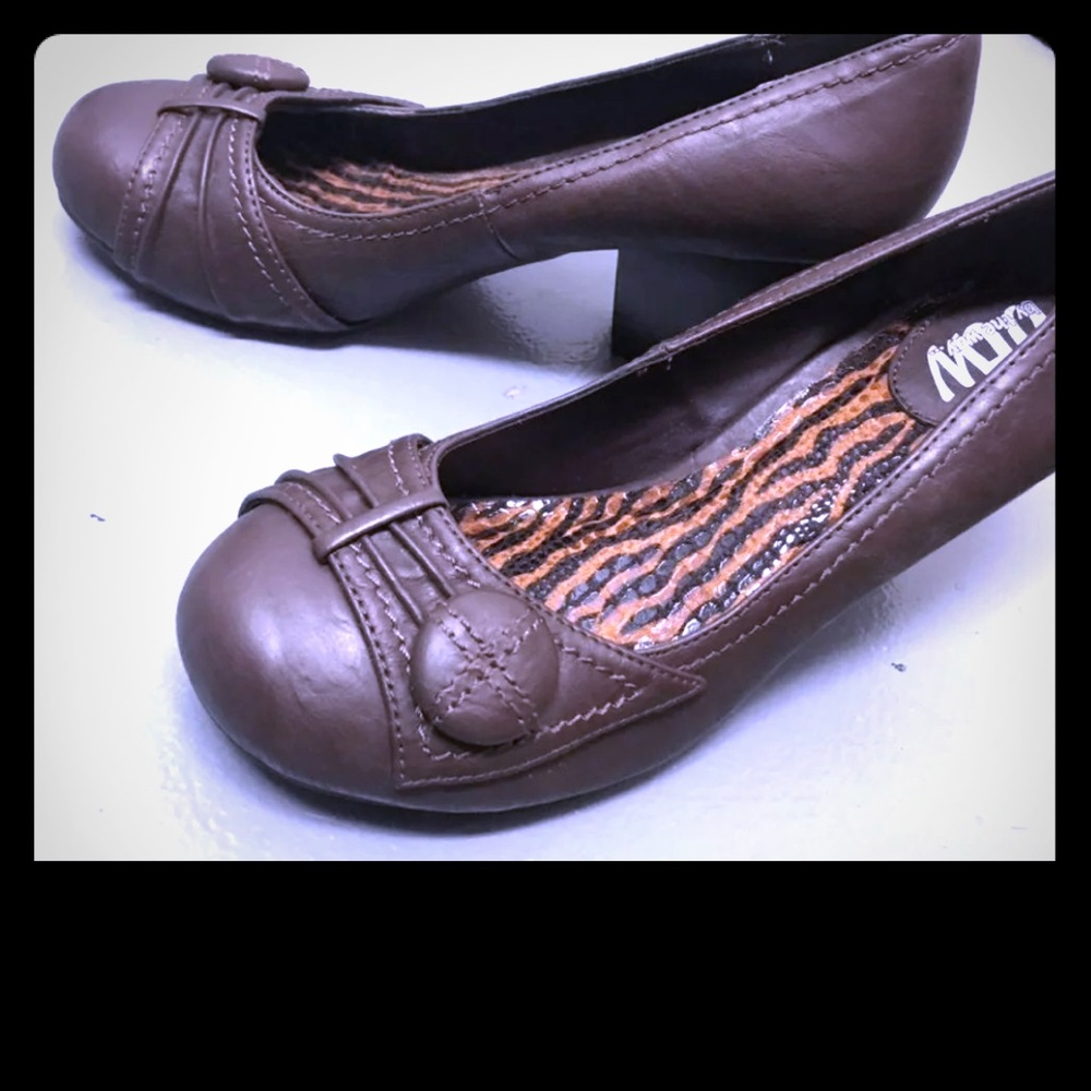 Brown heels